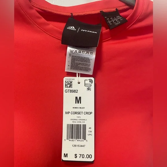 IVY PARK Corset Top in Real Coral, NWOT, size M - Picture 6 of 13